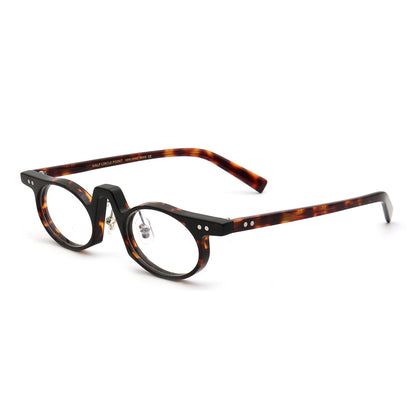 A pair of classic tortoise eyeglasses