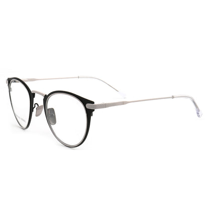tate | Anteojos redondos vintage de acero inoxidable para hombres y mujeres | Monturas de gafas modernas y ligeras.