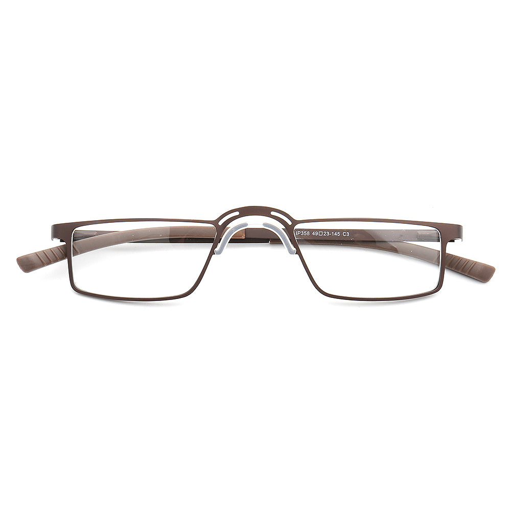 Sterling | Sleek Modern Rectangular Glasses | Modern Business Eyeglasses w/ Lightweight Design