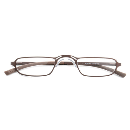 Yukon | Montures de lunettes rectangulaires à bord complet en métal | Lunettes d'affaires modernes et légères
