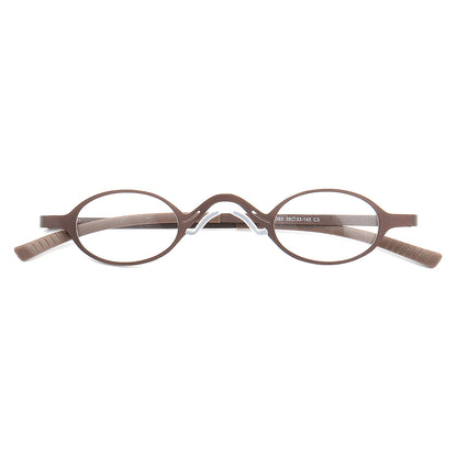 Harlow | Monturas de anteojos de negocios de forma ovalada | Gafas unisex modernas de metal.