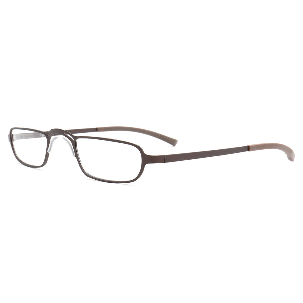 Yukon | Rectangular Full Rim Metal Eyeglass Frames | Lightweight Moder ...