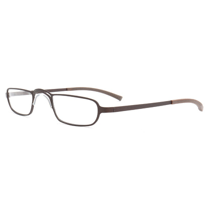 Yukon | Montures de lunettes rectangulaires à bord complet en métal | Lunettes d'affaires modernes et légères