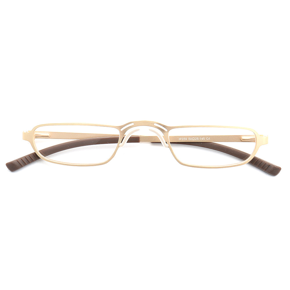 Yukon | Rectangular Full Rim Metal Eyeglass Frames | Lightweight Moder ...