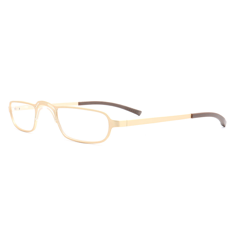 Yukon | Rectangular Full Rim Metal Eyeglass Frames | Lightweight Moder ...