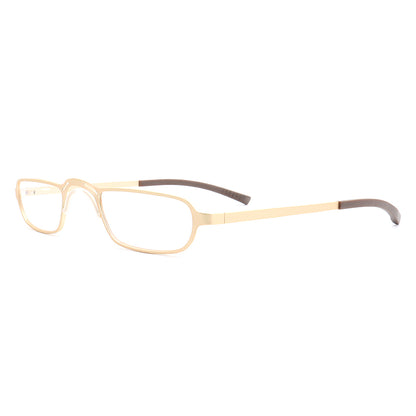 Yukon | Montures de lunettes rectangulaires à bord complet en métal | Lunettes d'affaires modernes et légères