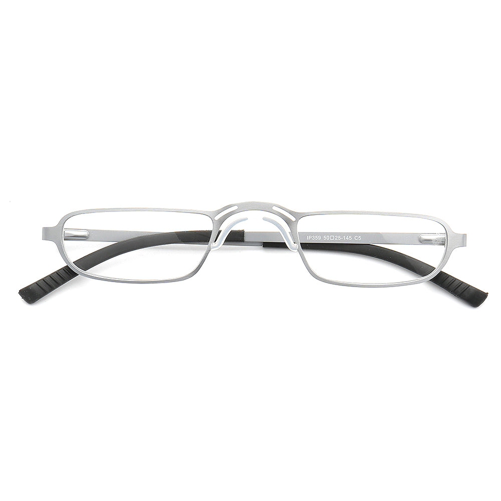 Yukon | Rectangular Full Rim Metal Eyeglass Frames | Lightweight Moder ...