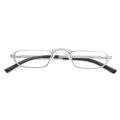 Yukon | Montures de lunettes rectangulaires à bord complet en métal | Lunettes d'affaires modernes et légères