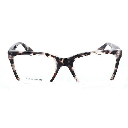 Isabelle | Lunettes œil de chat à demi-jante pour femmes | Modèle moderne de carapace de tortue semi-sans monture
