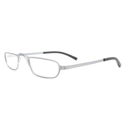 Yukon | Montures de lunettes rectangulaires à bord complet en métal | Lunettes d'affaires modernes et légères