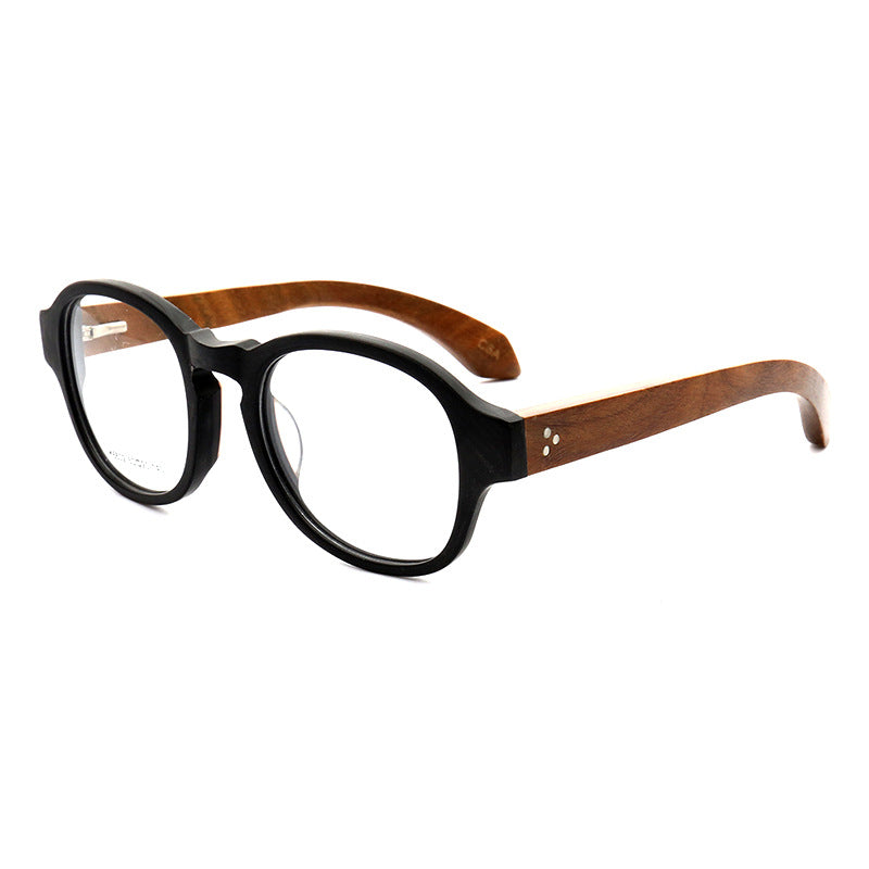 Wendell | Classic Round Full Rim Eyeglass Frames | Acetate Frame w/ Wo ...
