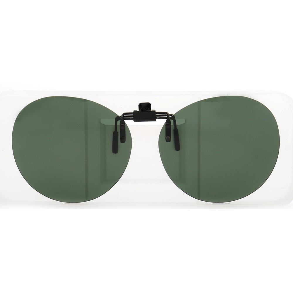 Komono - Clip On Martin White Gold / Green Sunglasses Apparatus | hipicon