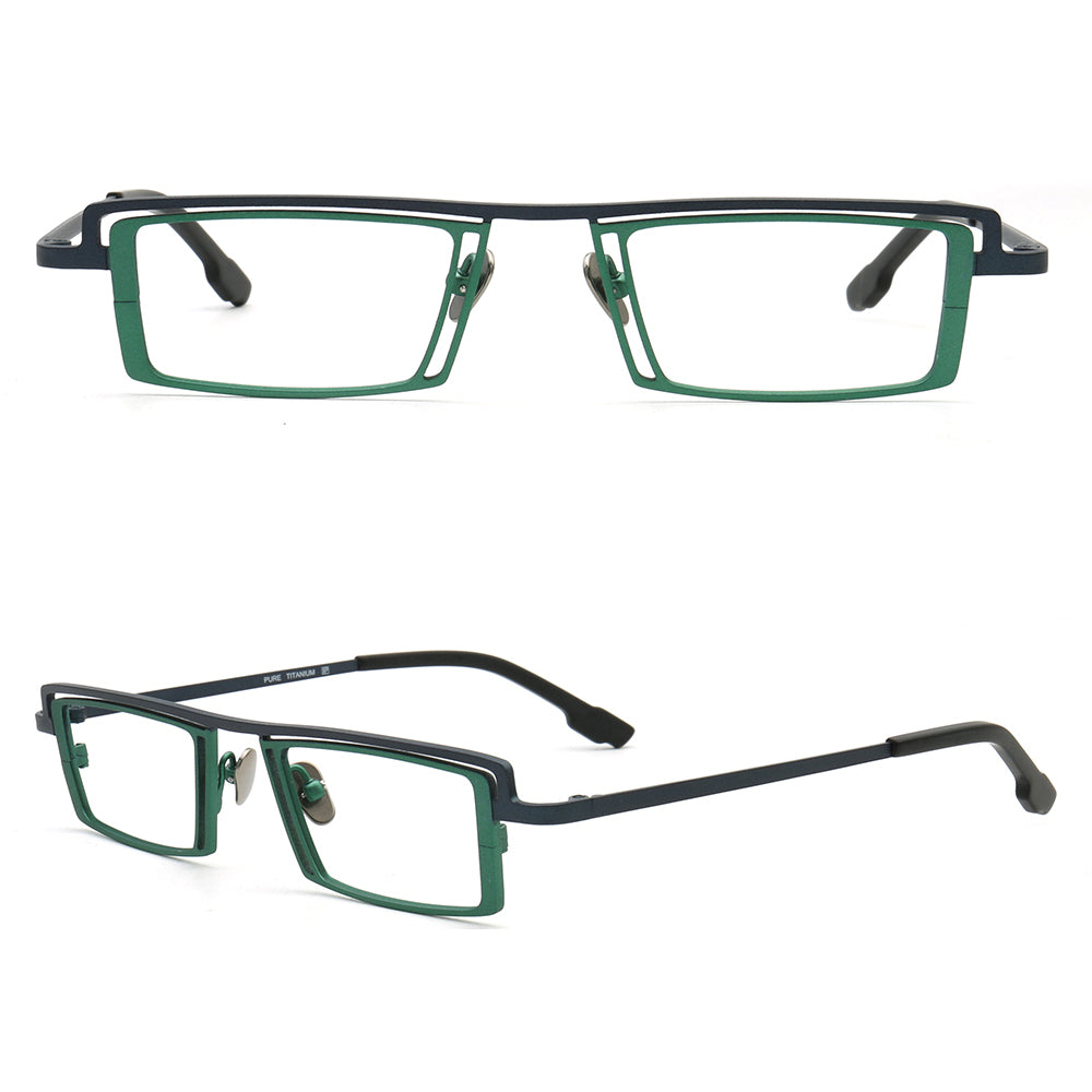 Levi | Rectangular Full Rim Eyeglasses For Men | Modern Business Glasses Frames