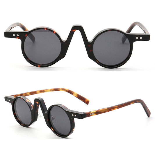 Hipster tortoise polarized sunglasses