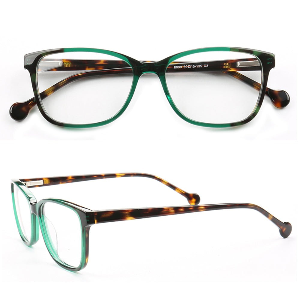 Full Rim Style Frame Lorena | Two Toned Tortoise Shell Eyeglasses Frames | Full Rim Colorfu ...