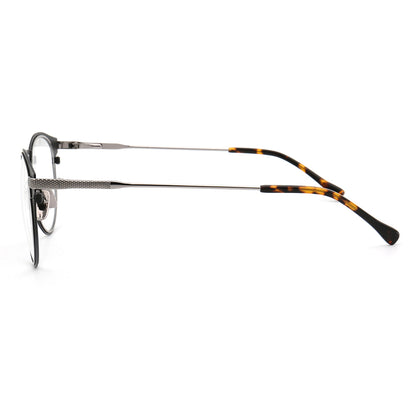 tate | Anteojos redondos vintage de acero inoxidable para hombres y mujeres | Monturas de gafas modernas y ligeras.