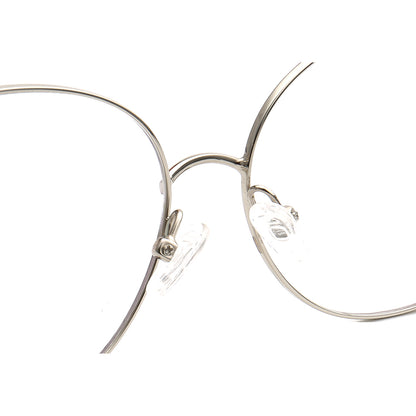 Nose pads of metal full rim eyeglasses for women