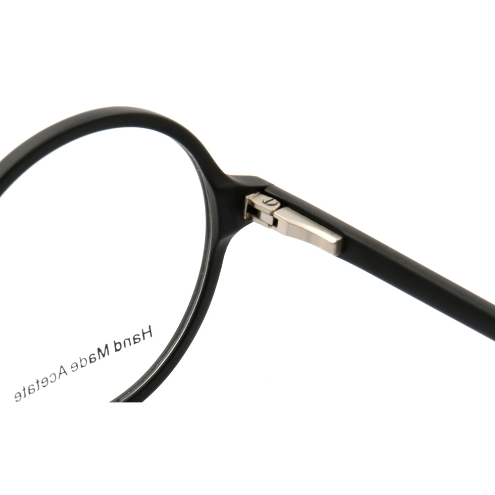 Midnight | Patterned Acetate Eyeglasses For Men & Women | Retro Round Full Rim Glasses Frames