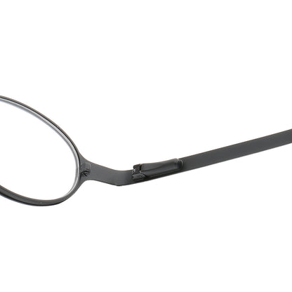 Harlow | Monturas de anteojos de negocios de forma ovalada | Gafas unisex modernas de metal.