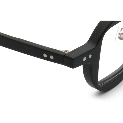 Temple of black acetate eyeglasses frames