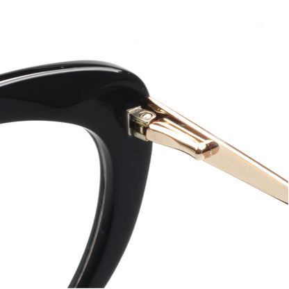 Lynwood | Gafas de ojo de gato para mujer con patrón de caparazón de tortuga | Montura de acetato con patillas de metal.