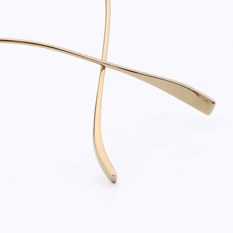 Harmony | Vintage Round Titanium Eyeglasses | Lightweight Design w/ Patterned Acetate