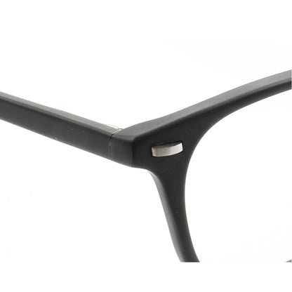 Temple of black full rim acetate eyeglasses