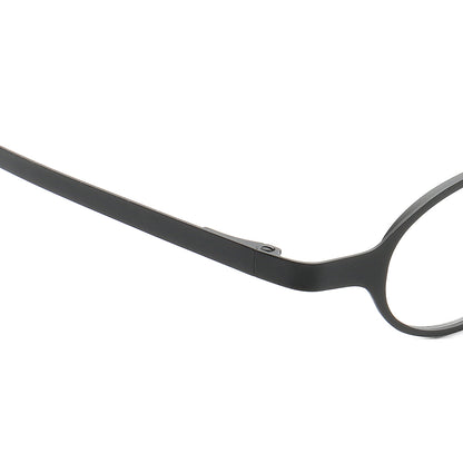 Harlow | Monturas de anteojos de negocios de forma ovalada | Gafas unisex modernas de metal.