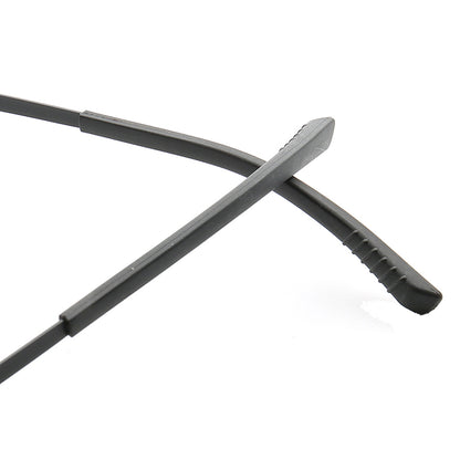 Harlow | Monturas de anteojos de negocios de forma ovalada | Gafas unisex modernas de metal.