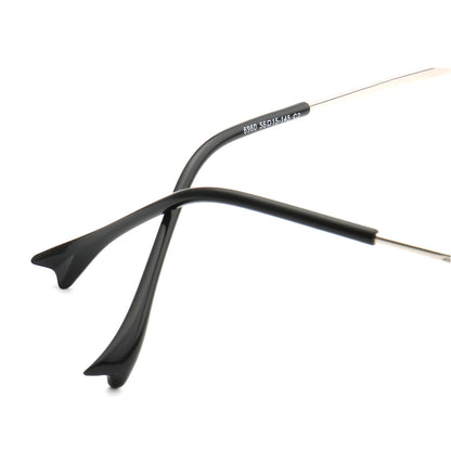 Temple tips of thin metal eyeglass frames