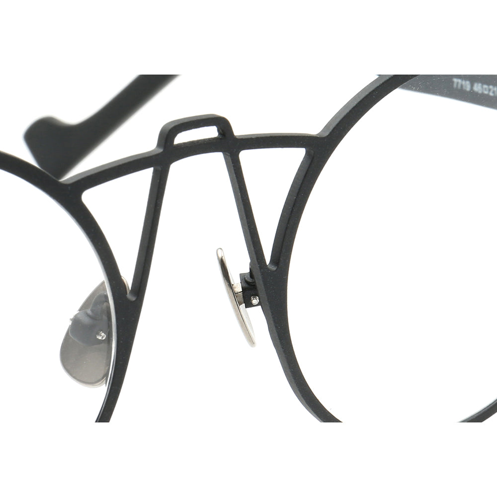 Bridge of 80s punk style glasses