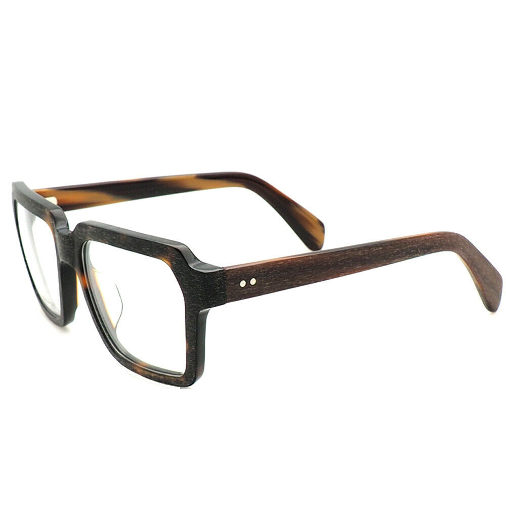 Forest | Oversized Patterned Acetate Eyeglasses | Retro Square Multicolored  Glasses Frames