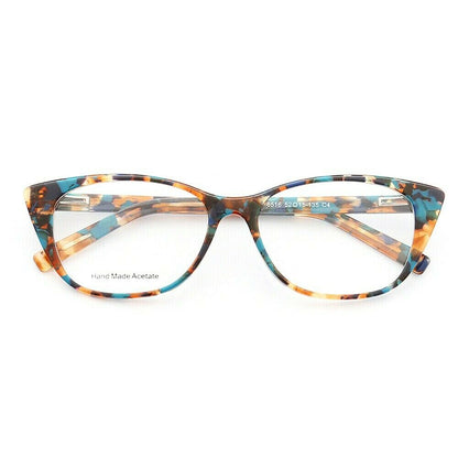 Multicolored cat eye eyeglasses